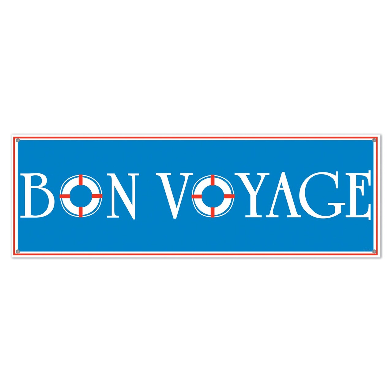 Bon Voyage Sign Banner (Pack of 12)